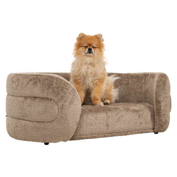 Hondenbed Bingo taupe chenille