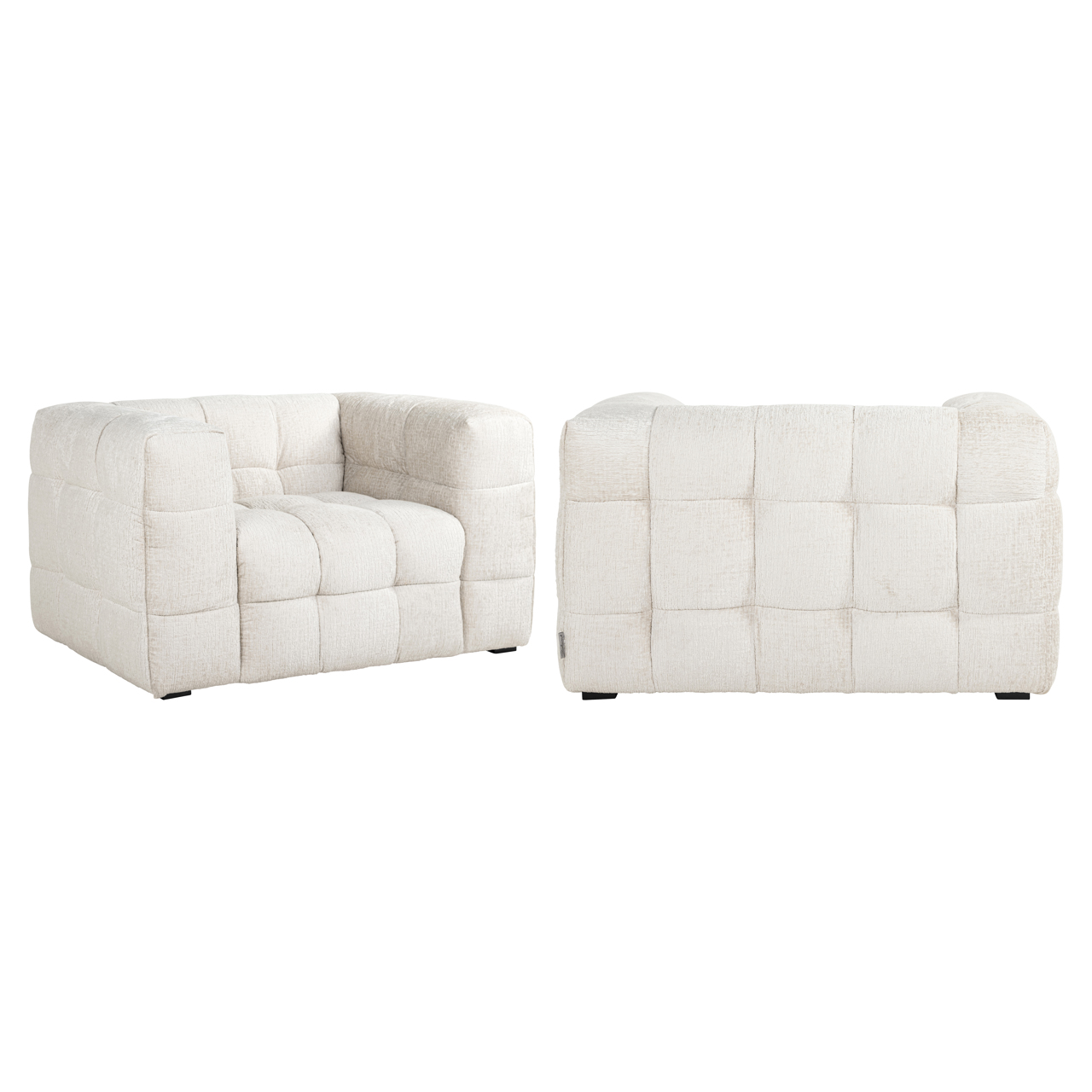 Lounge stoel Merrol cream fusion fire retardant