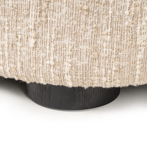 Bank Pandora beige angora lounge left