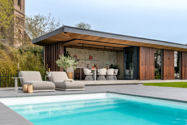 Outdoor eetkamerstoel Nuba beige alpine