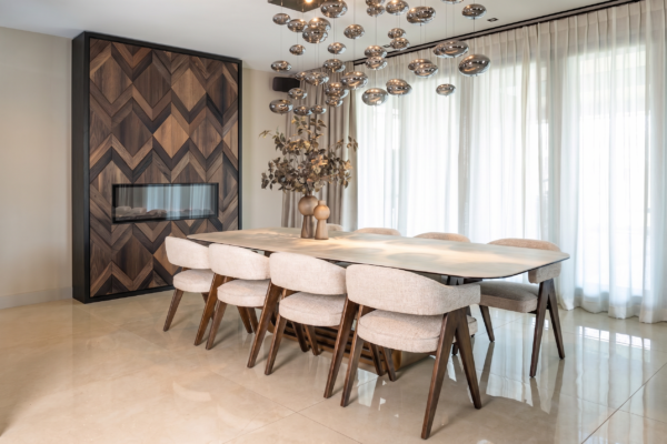 Eetkamerstoel Mori cream tweed fire retardant