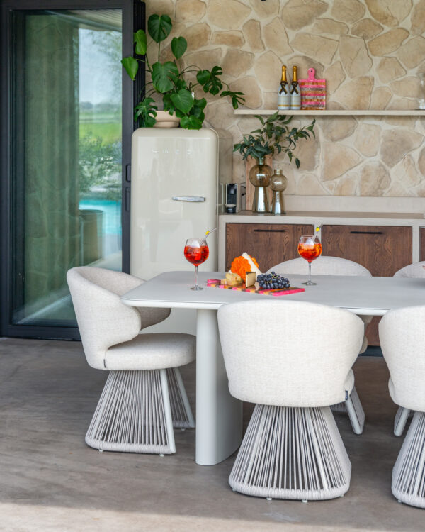 Outdoor eettafel Senza light beige  220
