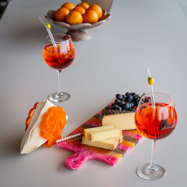 Dienblad Cindy pink/orange - serving board large