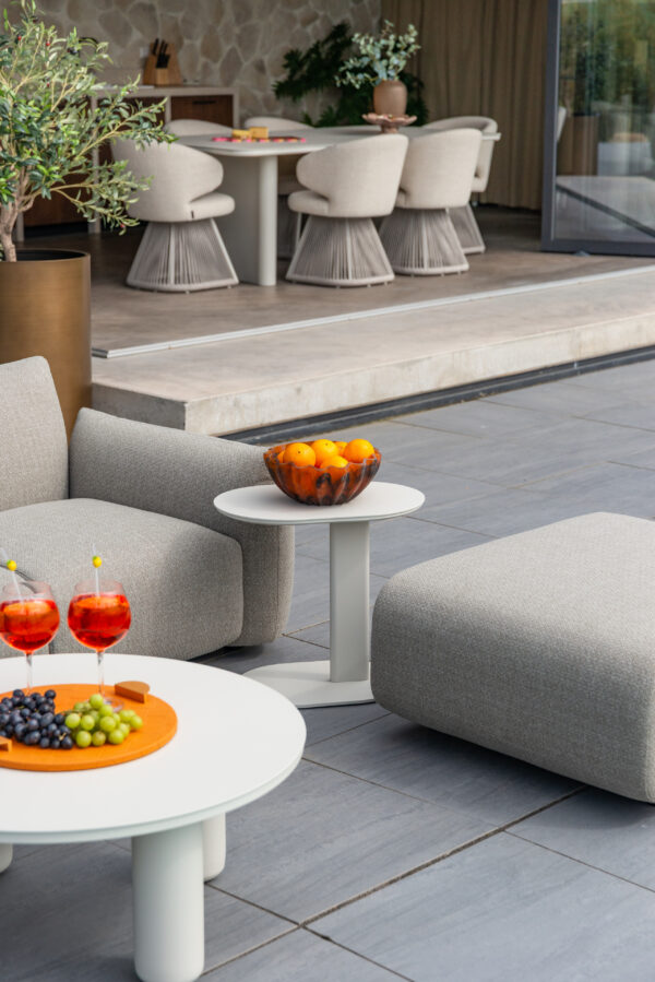 Outdoor eetkamerstoel Nuba beige alpine