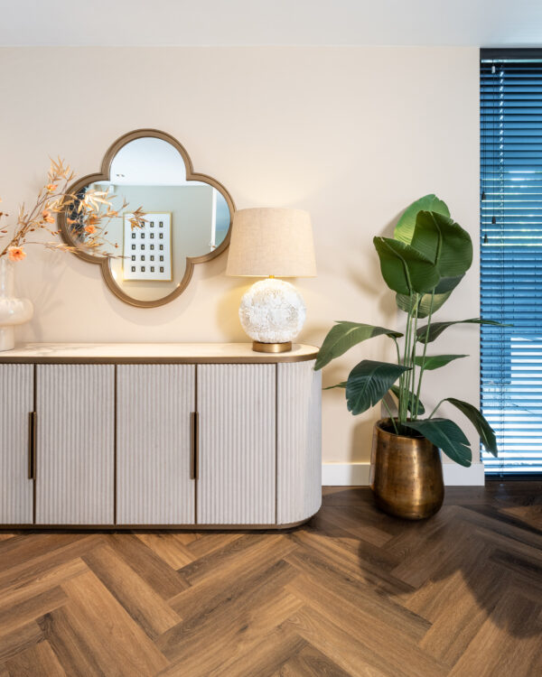 Spiegel Lowen brushed gold