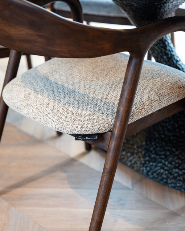 Eetkamerstoel Mihara mocca fancy fire retardant