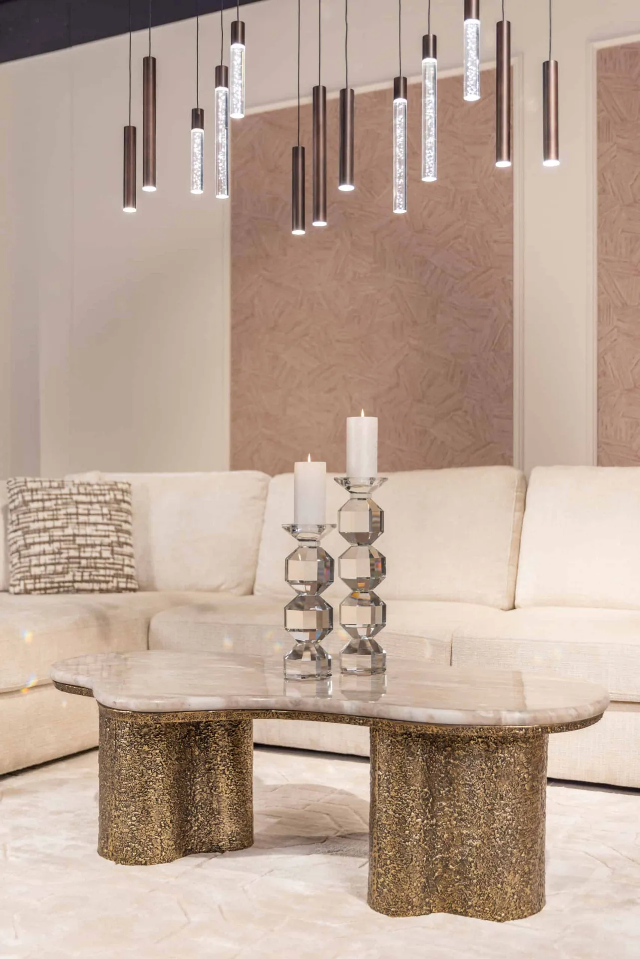 Salontafel Abandos brass antique
