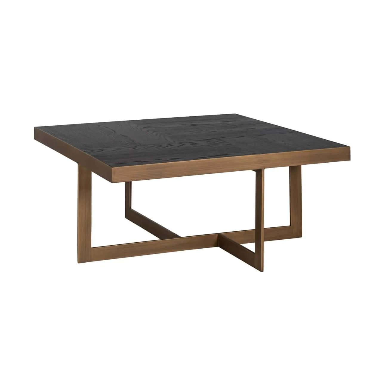 Salontafel Cambon donkerbruin 90x90