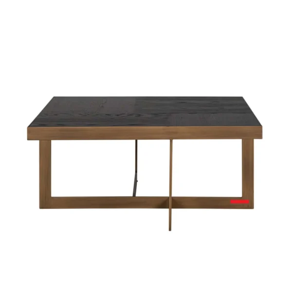 Salontafel Cambon donkerbruin 90x90