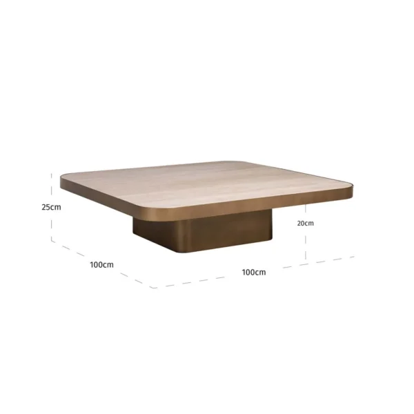 Salontafel Claridge beige (cumulus) 100