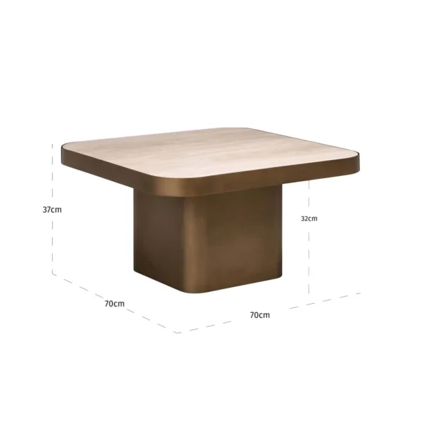 Salontafel Claridge beige (cumulus) 70