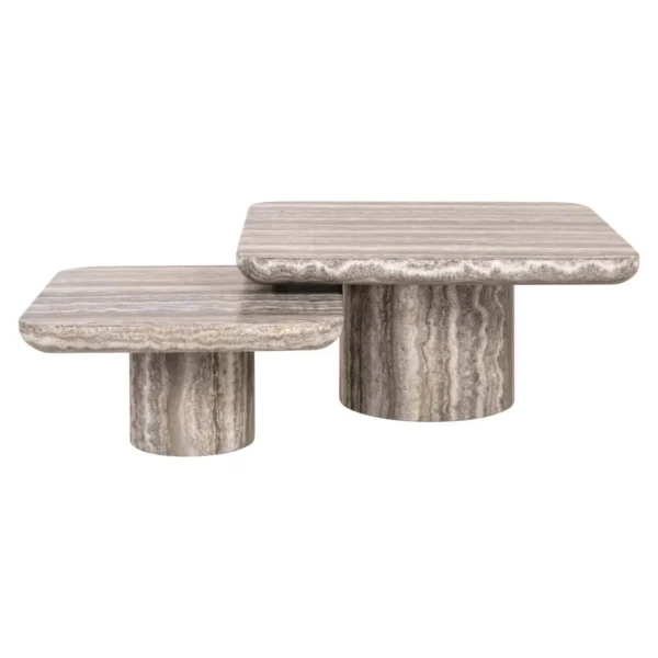 Salontafel Dulce grijs (denizly) (Set van 2)