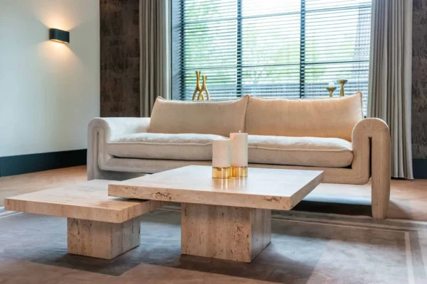 Salontafel La Cantera beige (Set van 2)