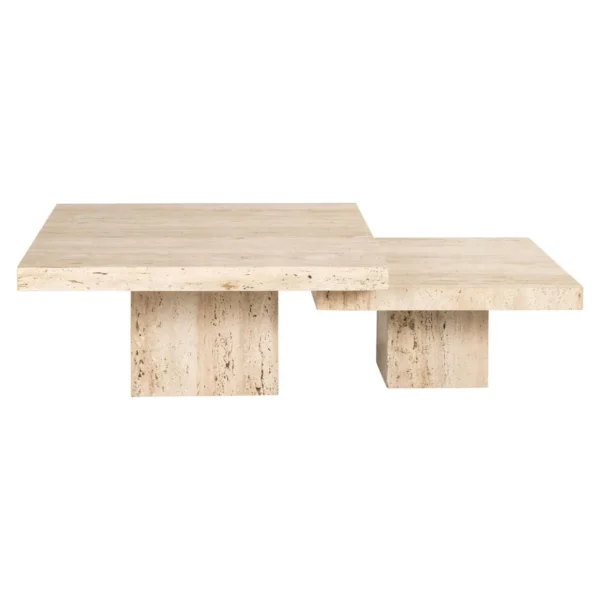 Salontafel La Cantera beige (Set van 2)