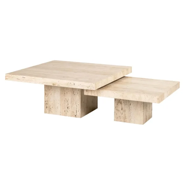 Salontafel La Cantera beige (Set van 2)