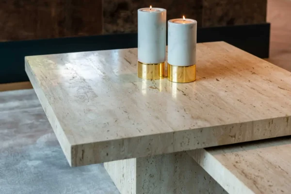 Salontafel La Cantera beige (Set van 2)