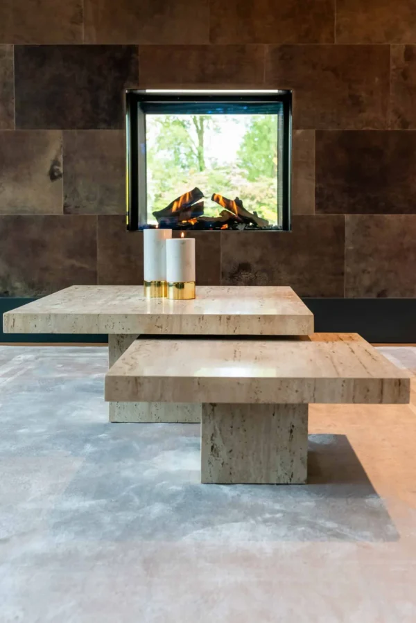 Salontafel La Cantera beige (Set van 2)