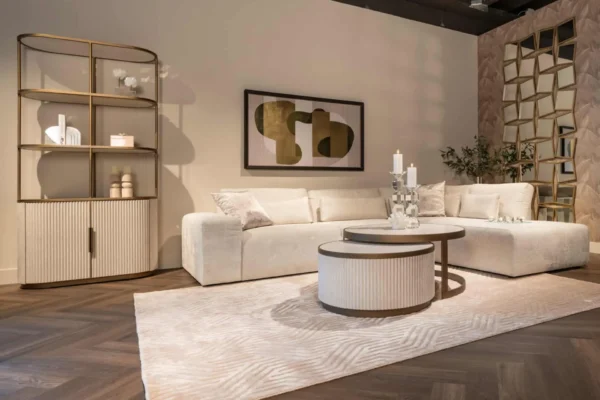 Salontafel Tivoli wit (Set van 2)