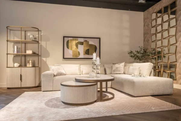 Salontafel Tivoli wit (Set van 2)