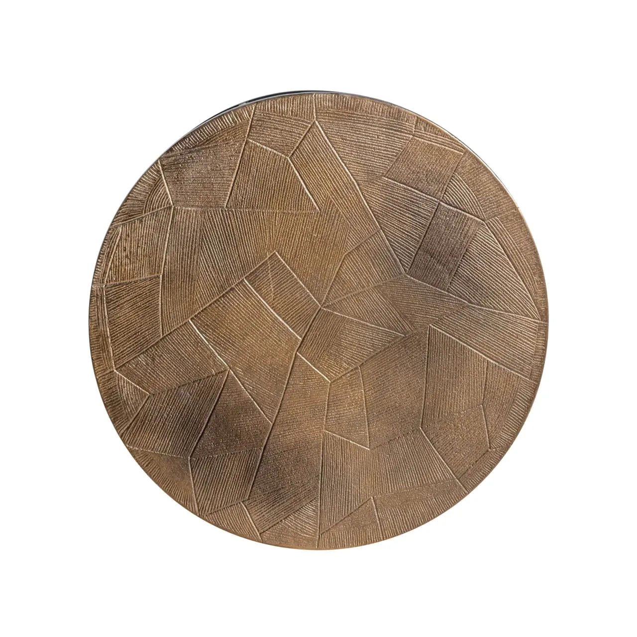 Salontafel Tulum geborsteld goud (Set van 2)