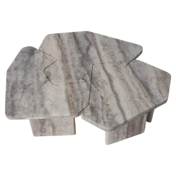Salontafel Westin grijs (Set van 3)