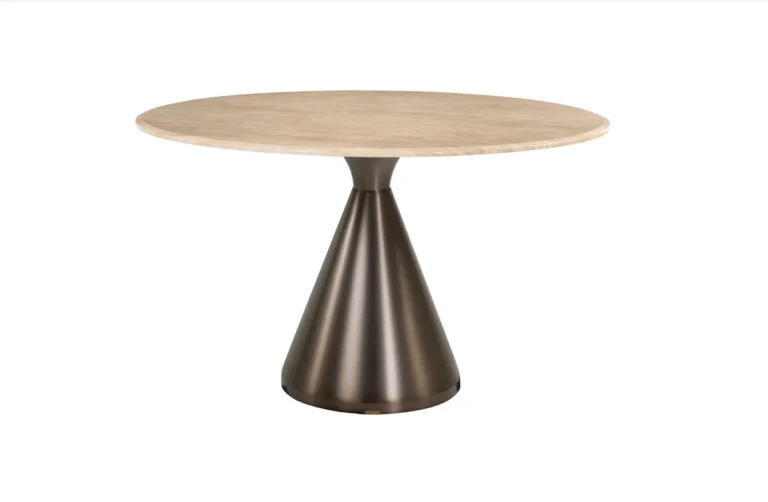 Eettafel Montgommery beige 130Ø