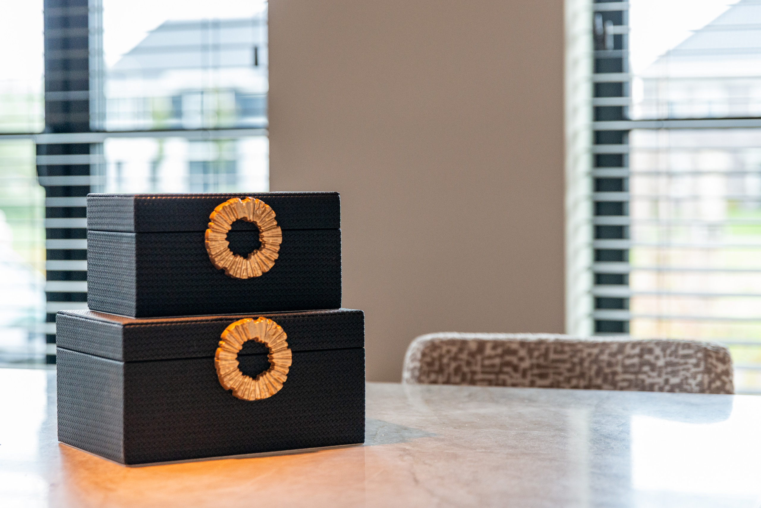 Opbergdoos Amal black/gold small - Afbeelding 9