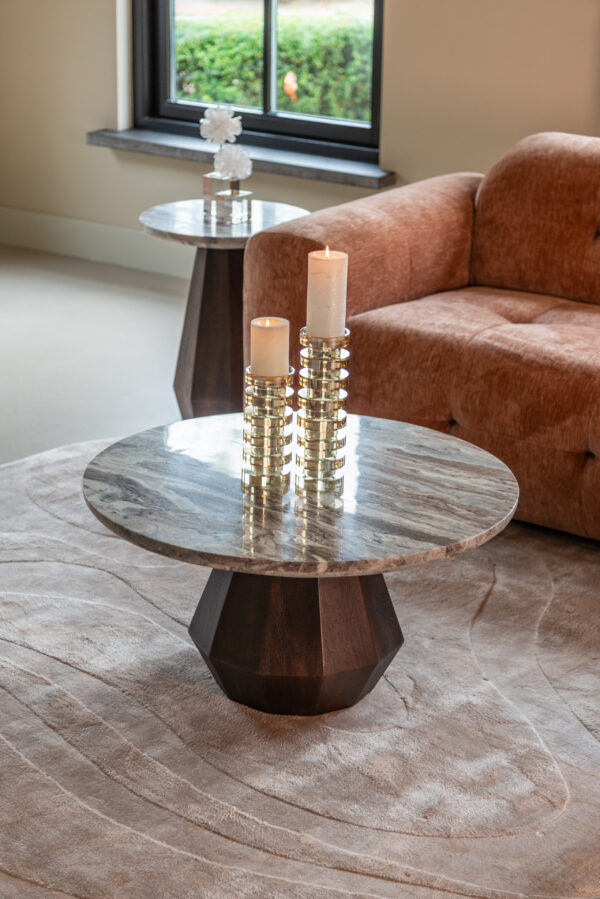 Salontafel Oberoy Blush beige 80Ø