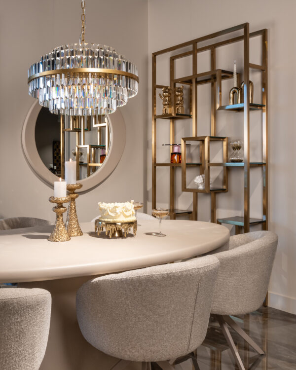Eetkamerstoel Olivia biscotti swivel