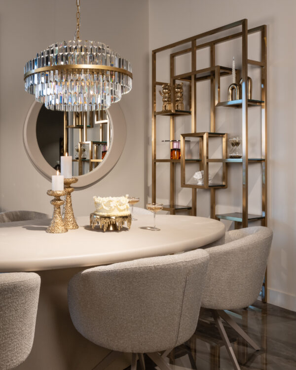 Eetkamerstoel Olivia biscotti swivel