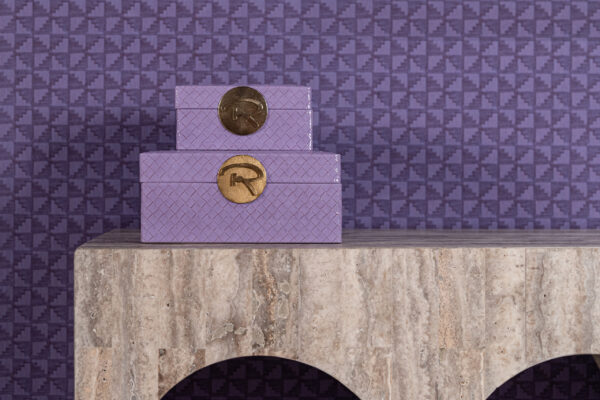 Opbergdoos Joelle purple small