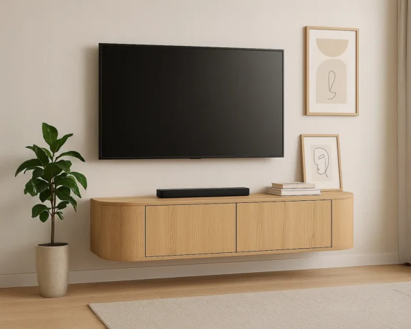 TV meubel Novero Zwevend Naturel140cm5