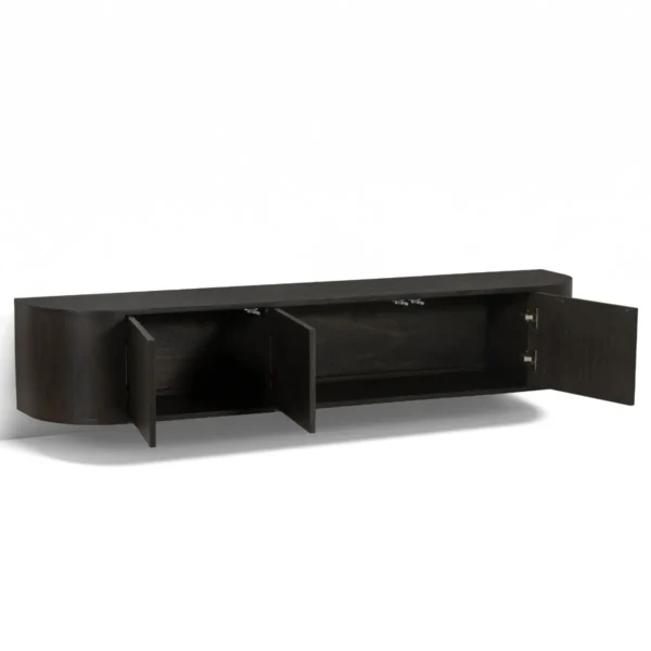 Tv meubel Novero Espresso Zwevend 180 cm
