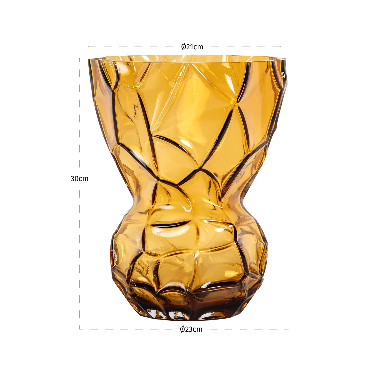 Vaas Mason amber large - Afbeelding 2