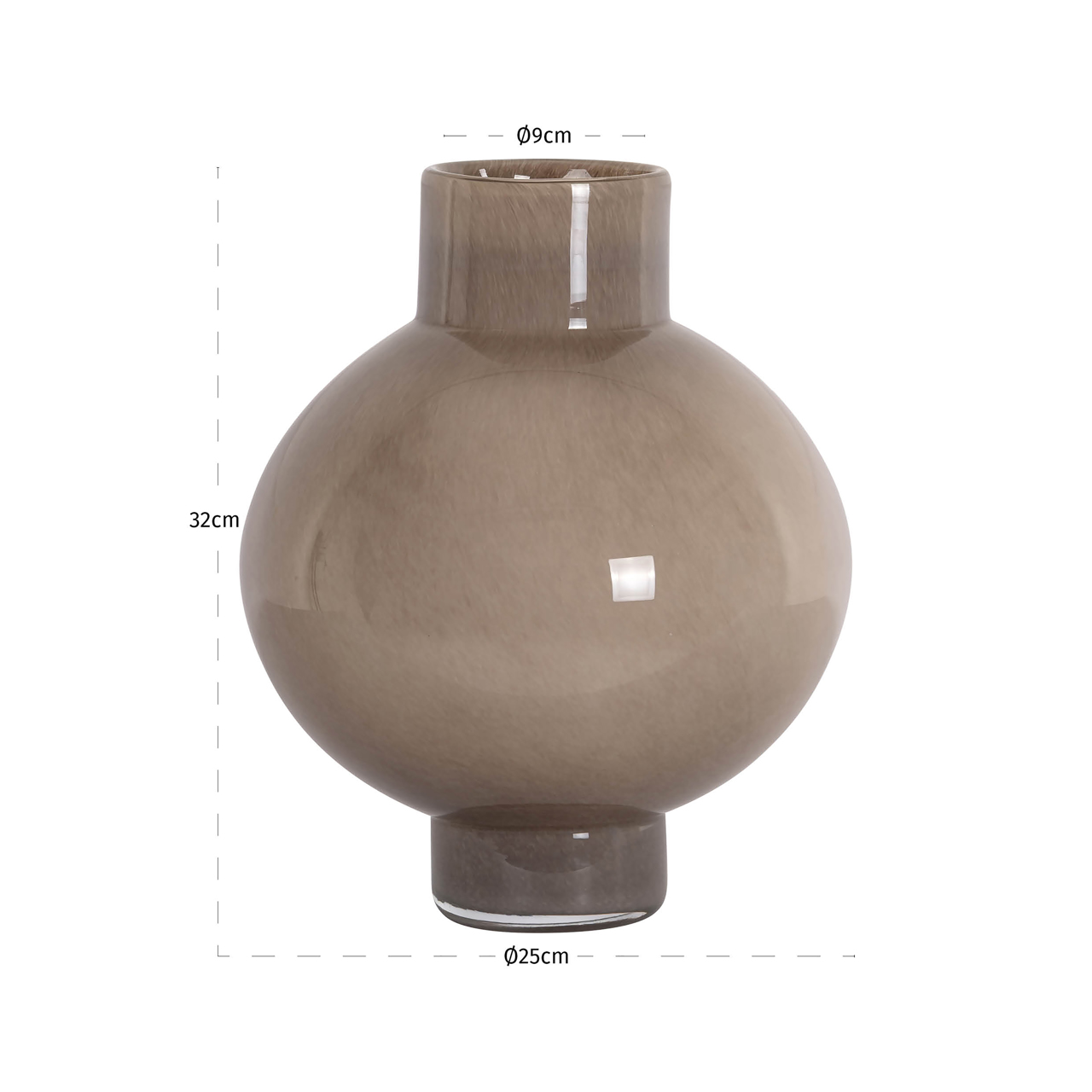 Vaas Celina brown small - Afbeelding 2