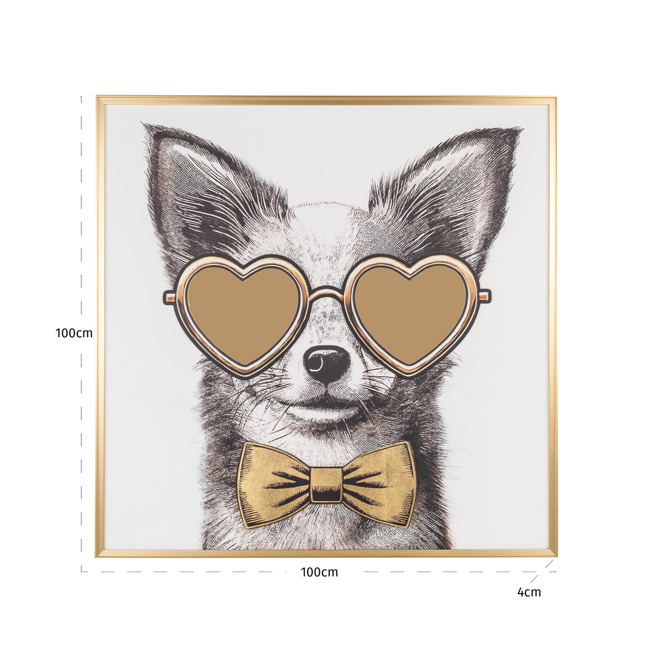 Wall art Bodhy black/gold - Afbeelding 4