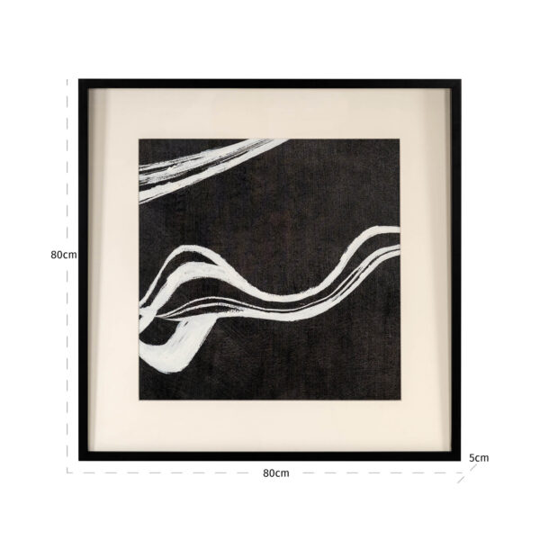 Wall art Jozra black/white