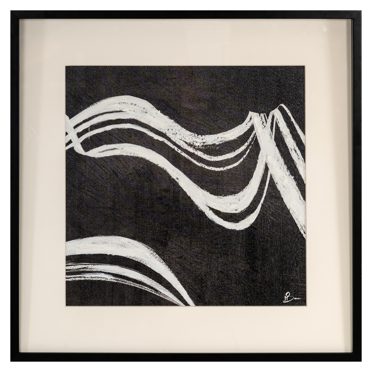 Wall art Jozy black/white