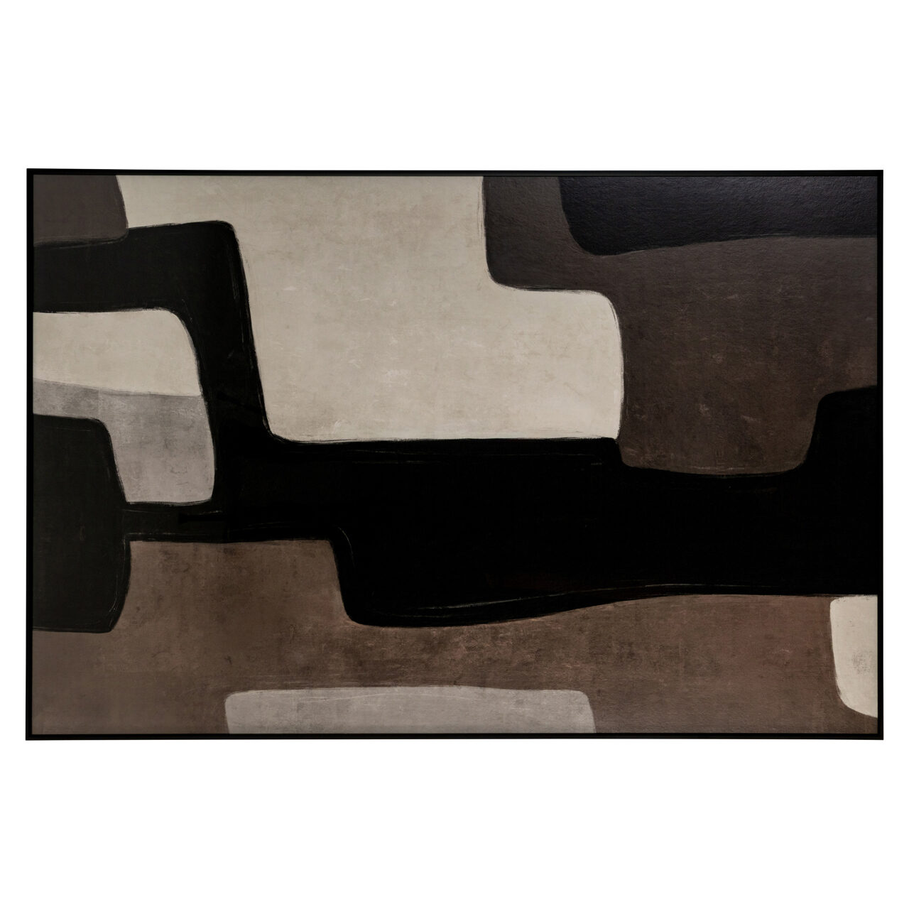Wall art Mirage brown right - Afbeelding 4