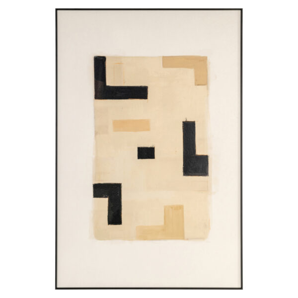 Wall art Vortex beige right