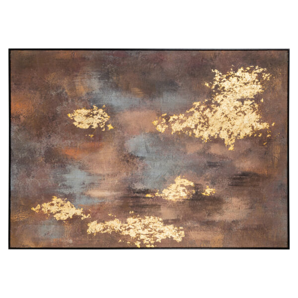 Wall art Golden gleam gold