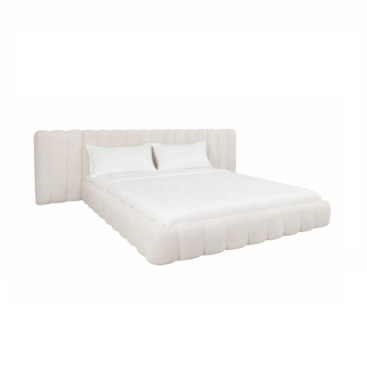 Bed Cupidon cream fancy 180×210 (mattress size (excl.)) with storage