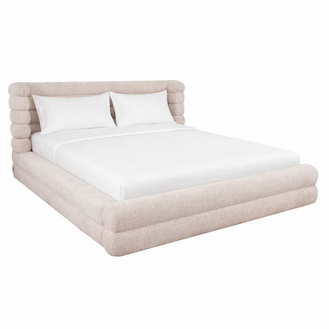 Bed Obidis natural linear 180×210 (mattress size (excl.) with storage